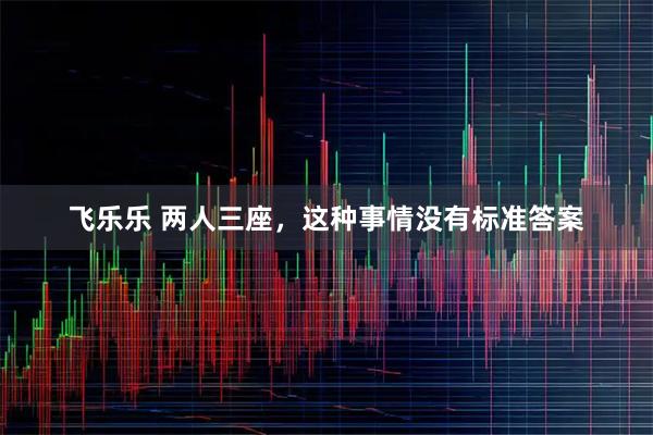 飞乐乐 两人三座，这种事情没有标准答案