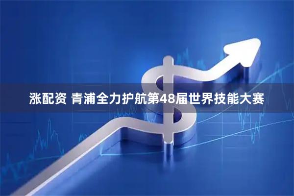 涨配资 青浦全力护航第48届世界技能大赛